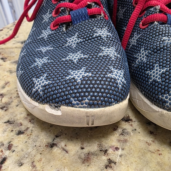 NOBULL Patriotic Red White Blue Stars Sneakers Trainers - Picture 3 of 5